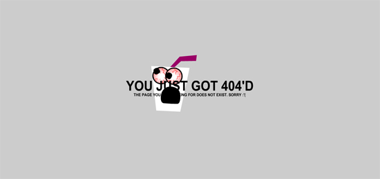 Пример 404 страницы